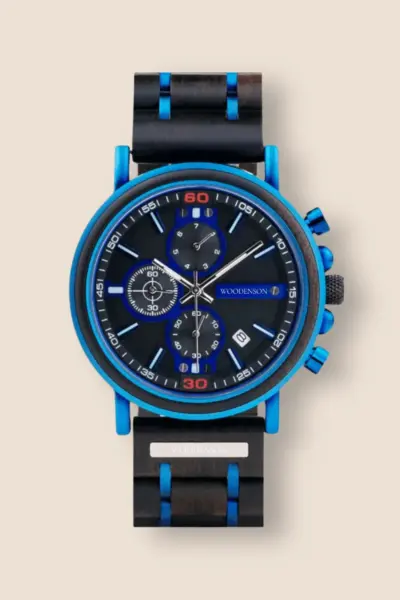 Woodenson horloge Code Blue, hoofdfoto